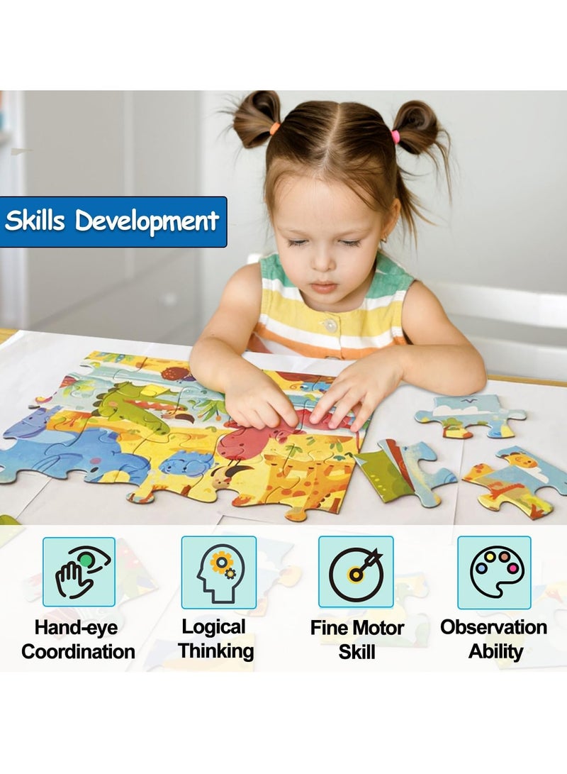 Educational Children's Floor Jigsaw Puzzle Toy, Preschool Learning and Educational Toy, Gift for 3-4 Years Old Boys and Girls (60 Pieces Ocean World) - Image 4